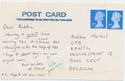 Figure 1. A facsimile of a post card.